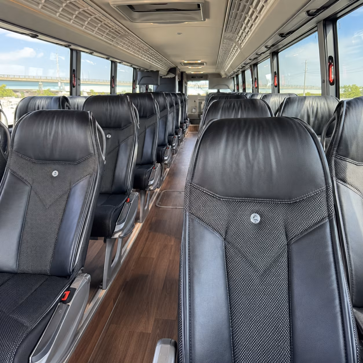 thornton charter bus rental inside