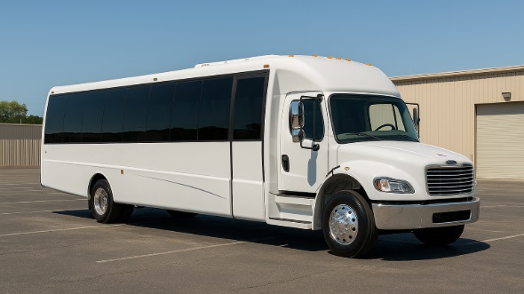 Exterior of Charter Bus Company Grand Junction's 20 Passenger Mini bus in Grand Junction