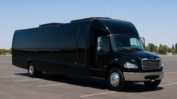 Exterior of Charter Bus Company Grand Junction's 25 Passenger Mini bus in Grand Junction