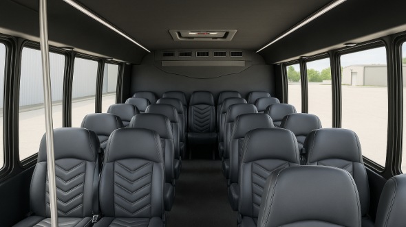 grand junction 25 passenger minibus inside
