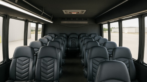 grand junction 28 passenger minibus inside