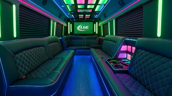 grand junction party bus rental inside