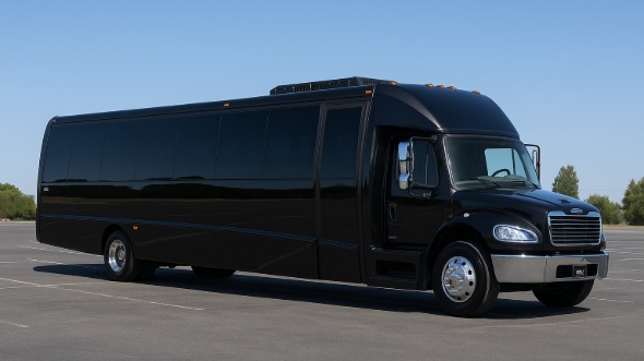 Exterior of Charter Bus Company Grand Junction's Party Bus in Grand Junction