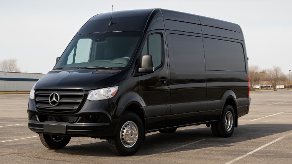 Exterior of Charter Bus Company Grand Junction's Sprinter Limo in Grand Junction